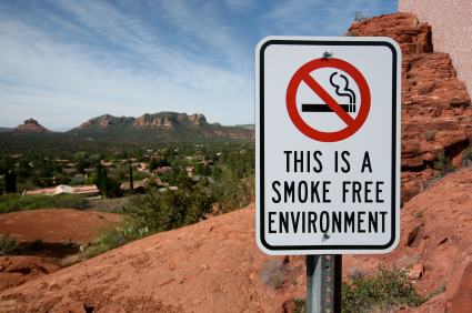 Smoke Free Environment sign